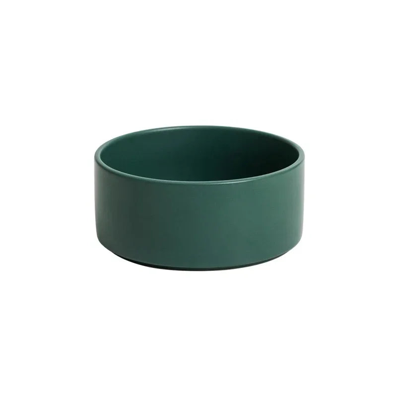 Elevated Pet Bowl with Wood Stand (400/850ml)