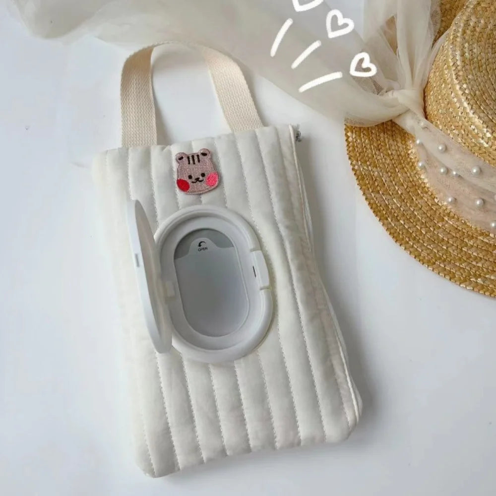 Cartoon Bear Tissue Box – Portable Hanging Bag