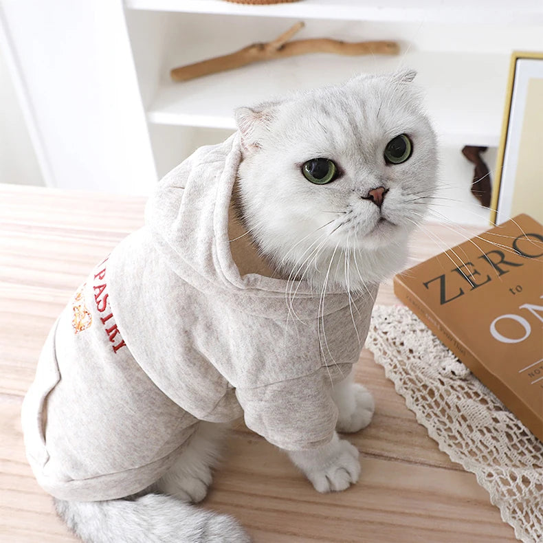 High Aesthetic Pet Hoodie – Winter Warm