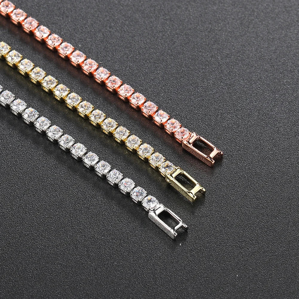Zirconia Tennis Chain Bracelet