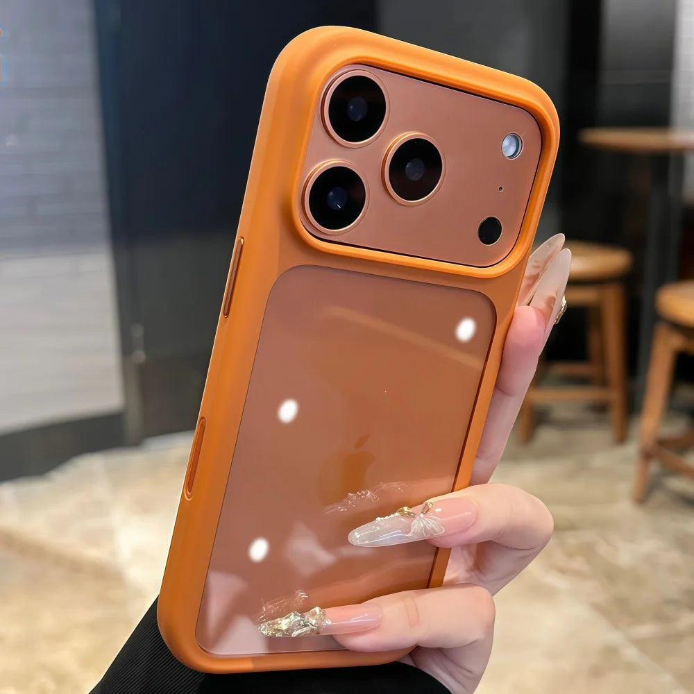 iPhone Case 17 Series – Transparent Touch Button