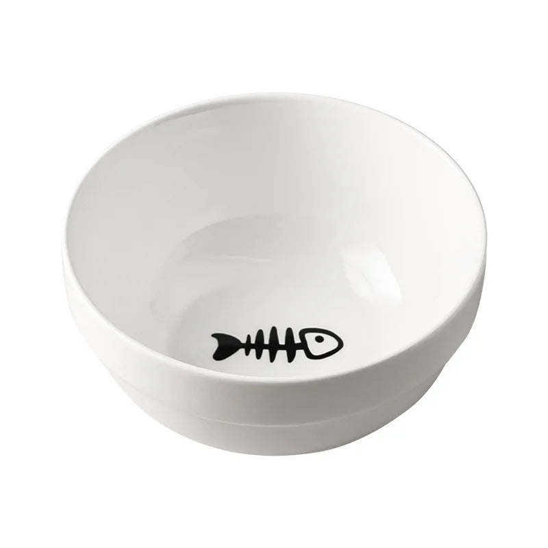 Ceramic Double Pet Bowl – Cervical Protection