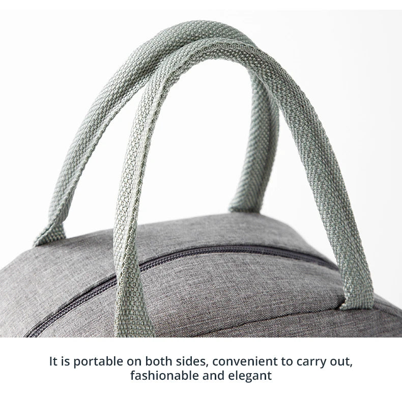 Insulated Bento Lunch Bag – Aluminum Foil Thermal Meal Tote for Students