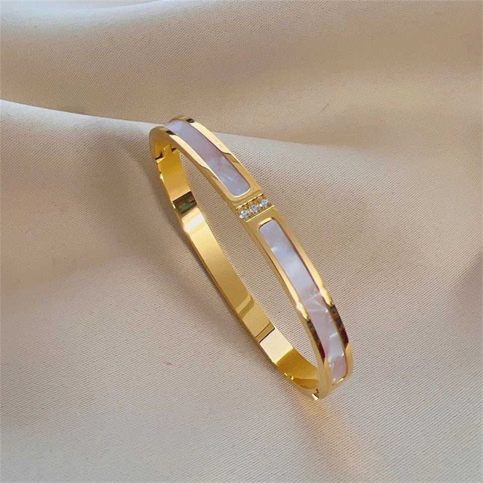 ZAKOL Zirconia Stackable Bracelet Set