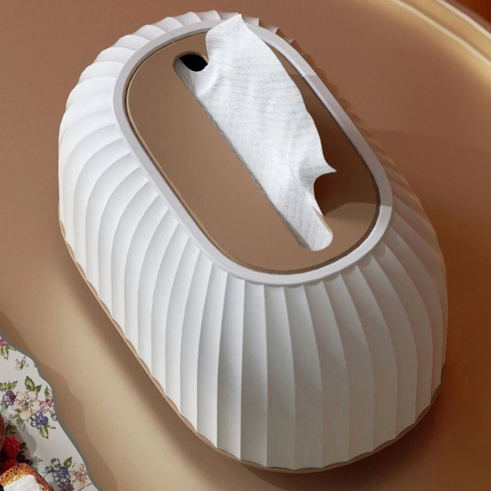 Household Tissue Box with Spring – 1pc