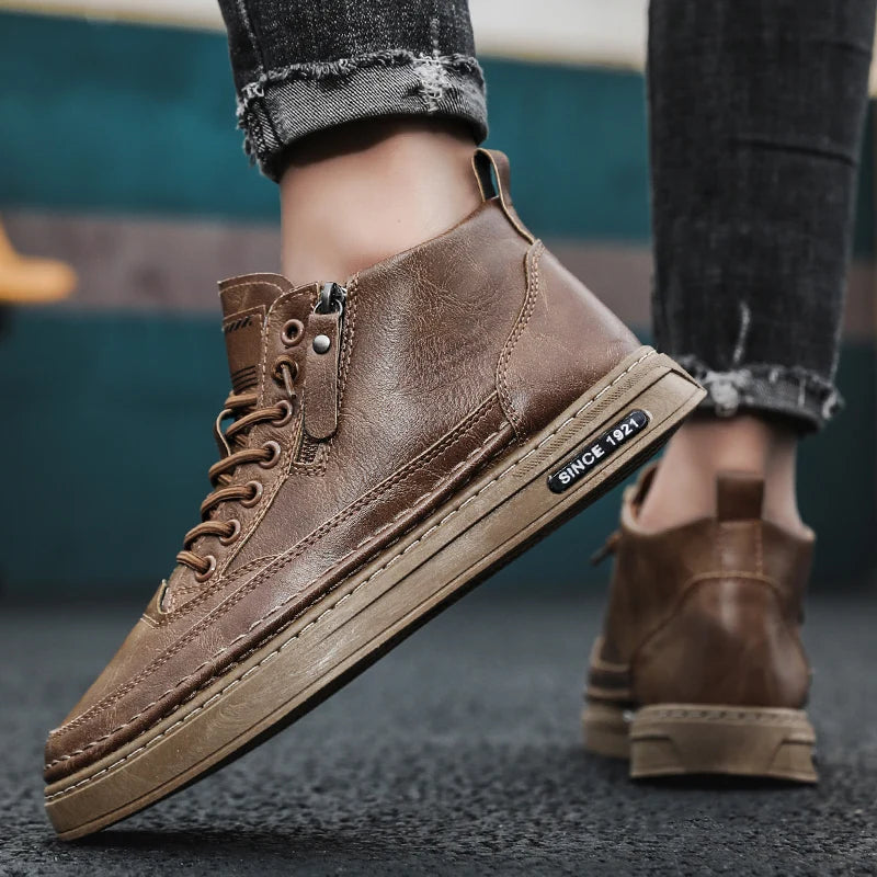 Men’s Casual Leather Boots