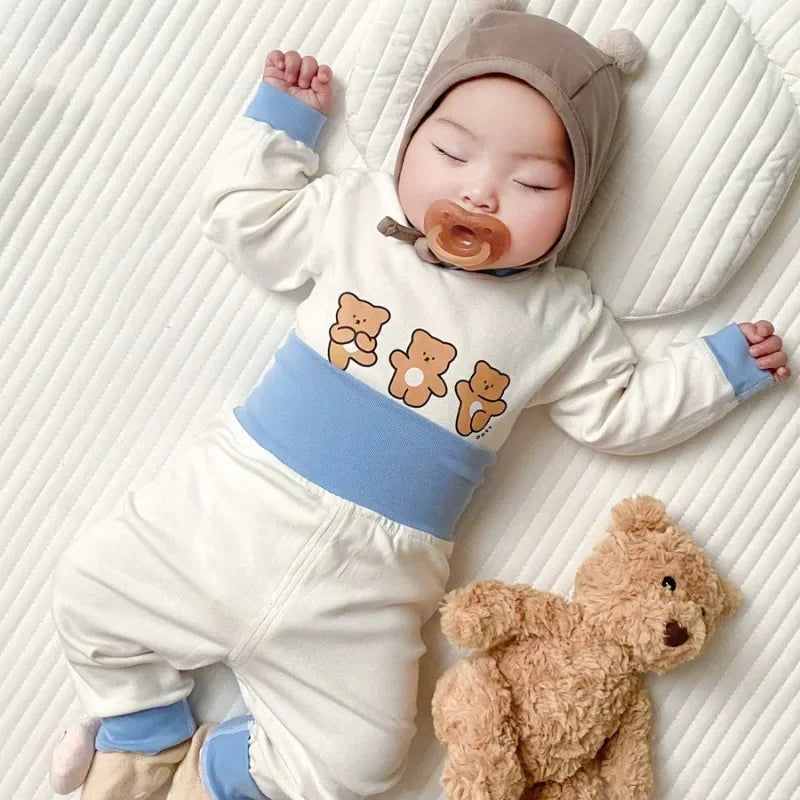 2PCS Cotton Baby Pajama Set – Autumn/Winter