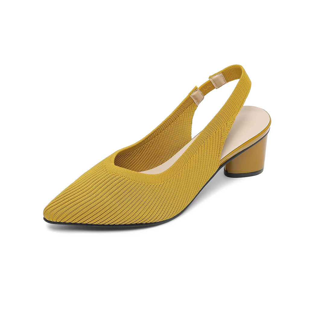 Women’s Knitted Pointed Heel Sandals
