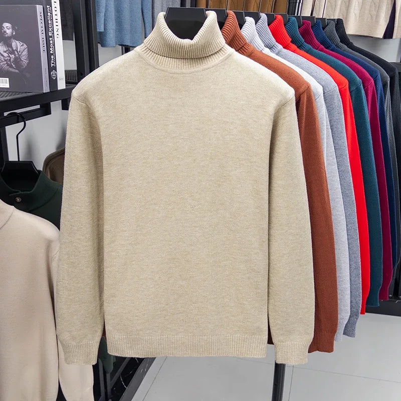 Men’s Knitted Turtleneck Sweater