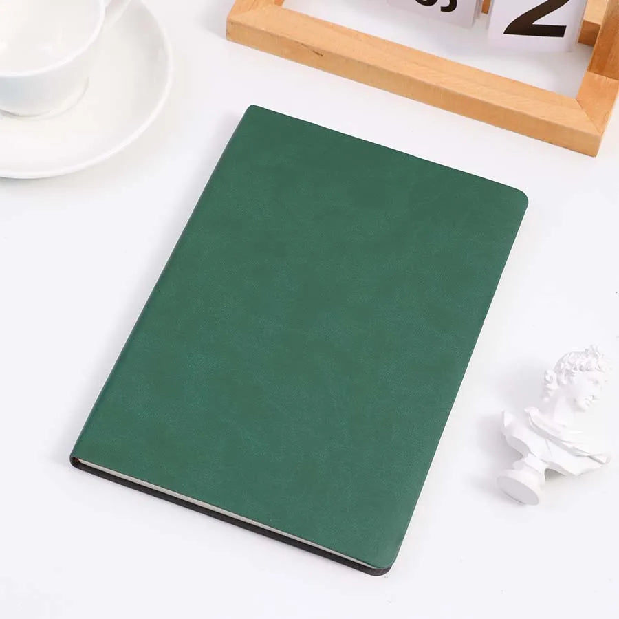 A5 Soft Leather Notebook – 120 Pages