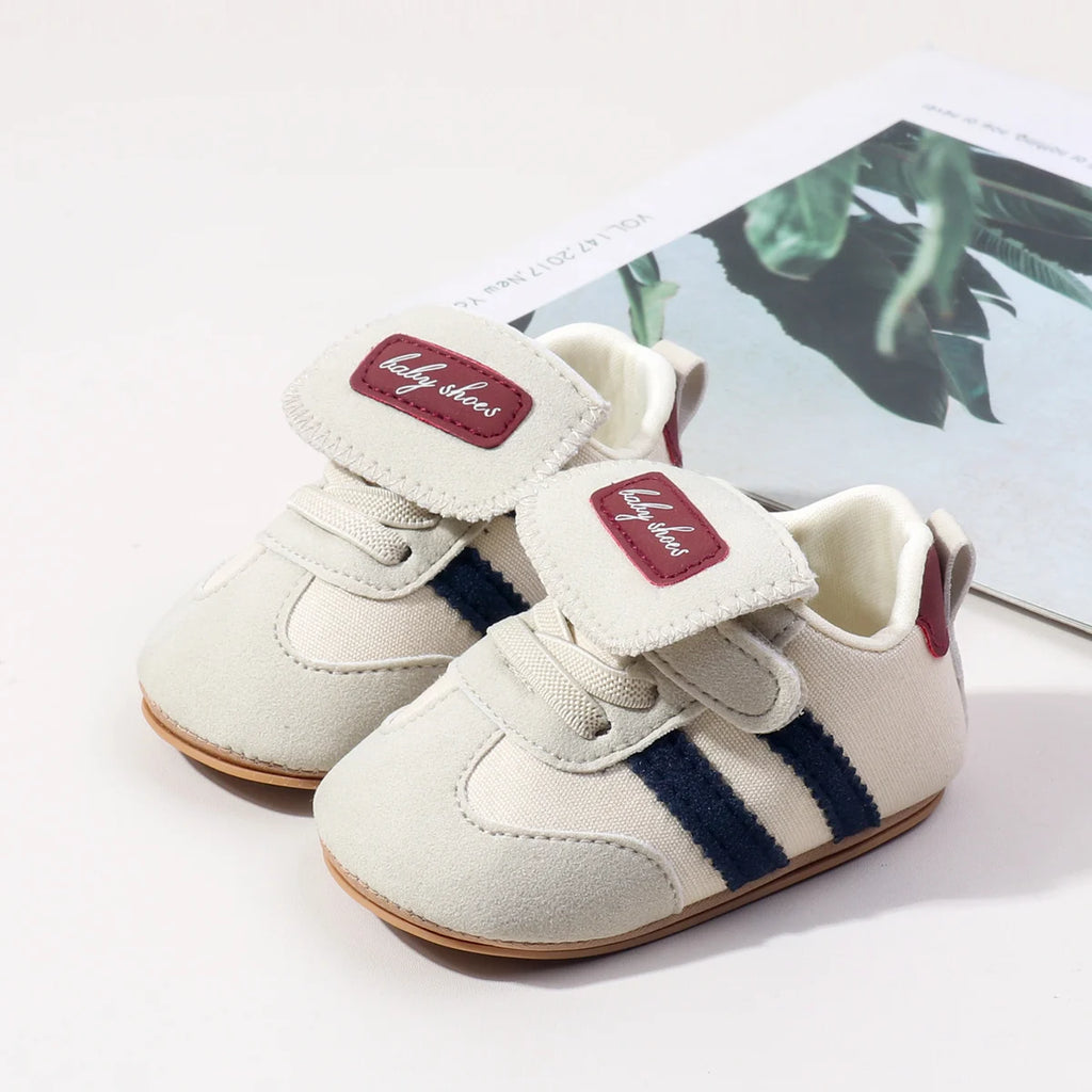 Baby Spring & Autumn Casual Walking Shoes – Retro Anti-Slip Sneakers for Boys & Girls