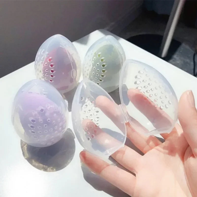 Transparent Makeup Puff Holder