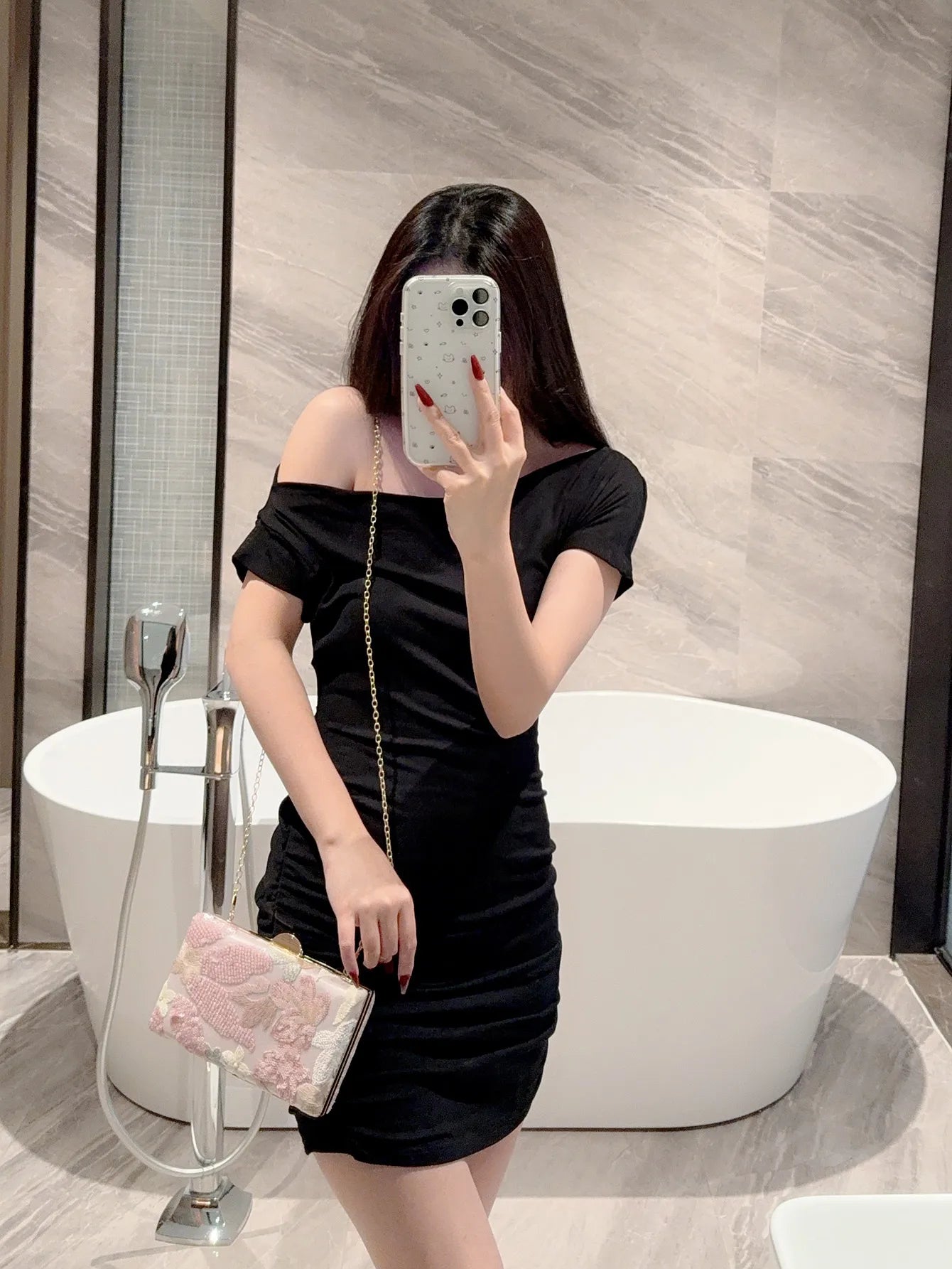New Cross-Border Sequin Embroidery Flower Chain Clutch Bag Chain Bag Spring and Summer Fashion Trendy Women's Bag Crossbody Bag