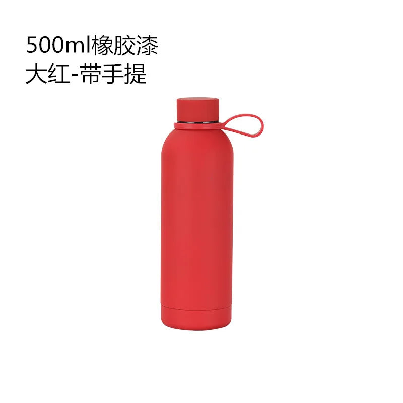 American Style Vacuum Thermos Small-mouth 500/750ml Double Wall Sports Vacuum Water Bottle