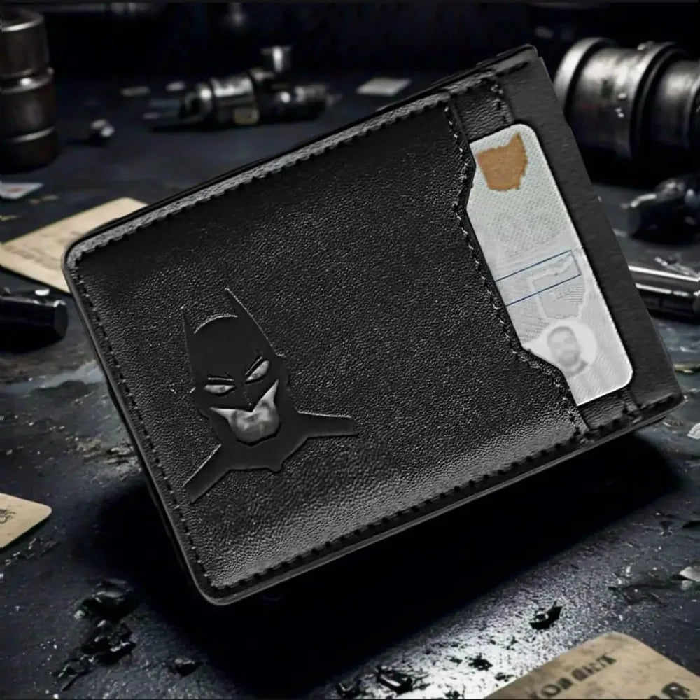 Bat ID Slim Leather Wallet