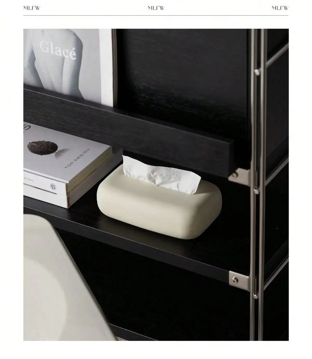 Light Luxury Silicone Tissue Box Cover – Waterproof & Reusable