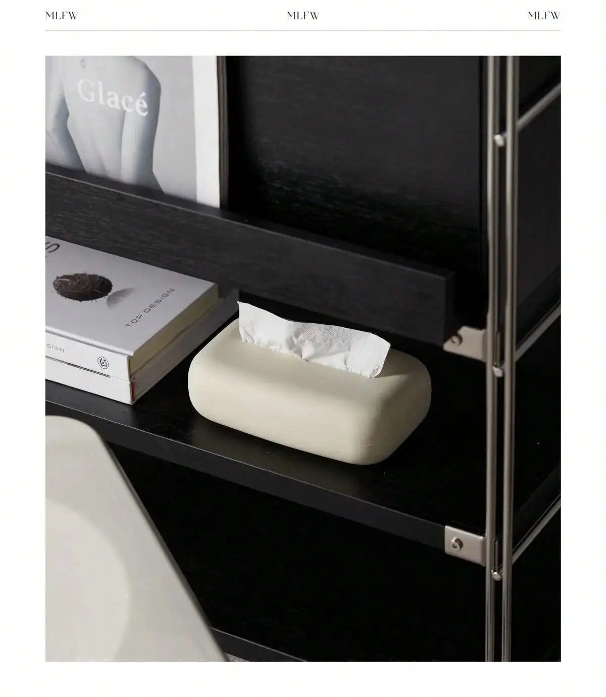 Light Luxury Silicone Tissue Box Cover – Waterproof & Reusable