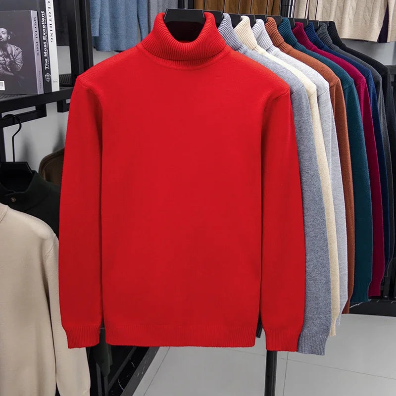 Men’s Knitted Turtleneck Sweater