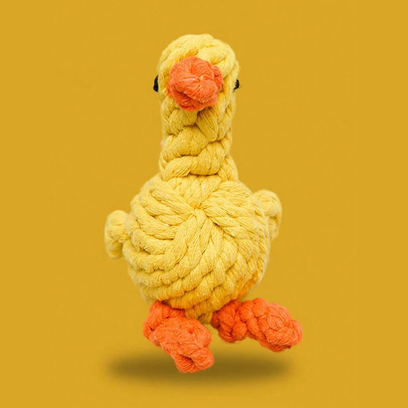 Hand-Woven Cotton Dog Rope Toy