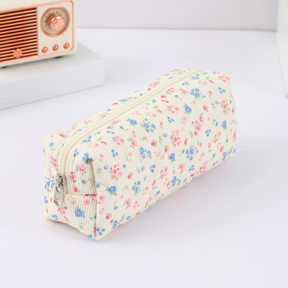 Floral Bowknot Pencil Case