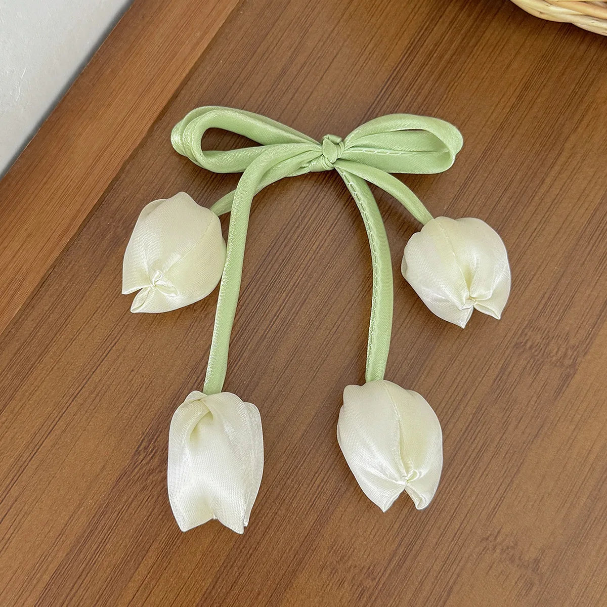 New Korean Tulip Flower Bow Hairpin Sweet Cute Headwear Girls Kids Women Hair Accessories