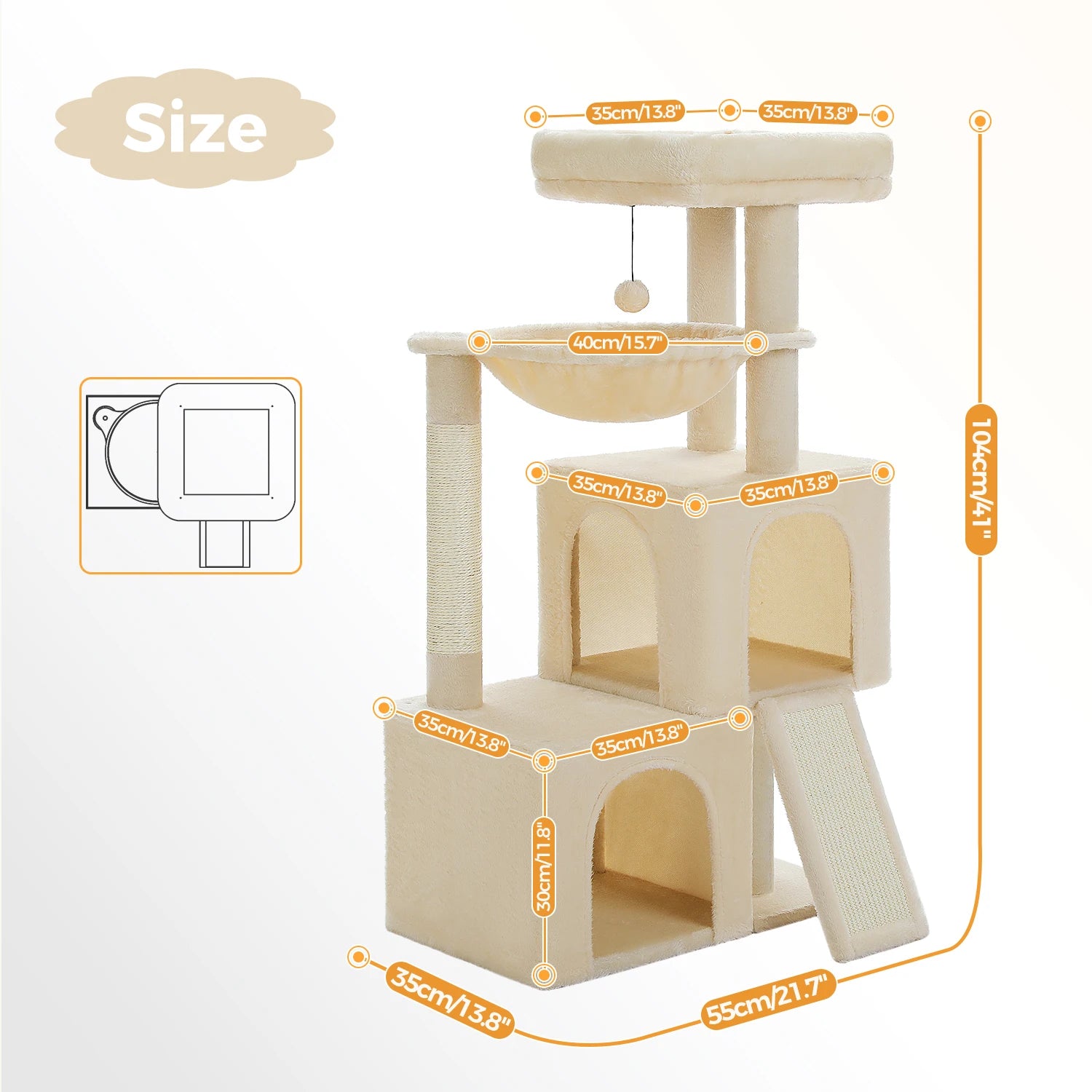 Multi-Level Cat Tower