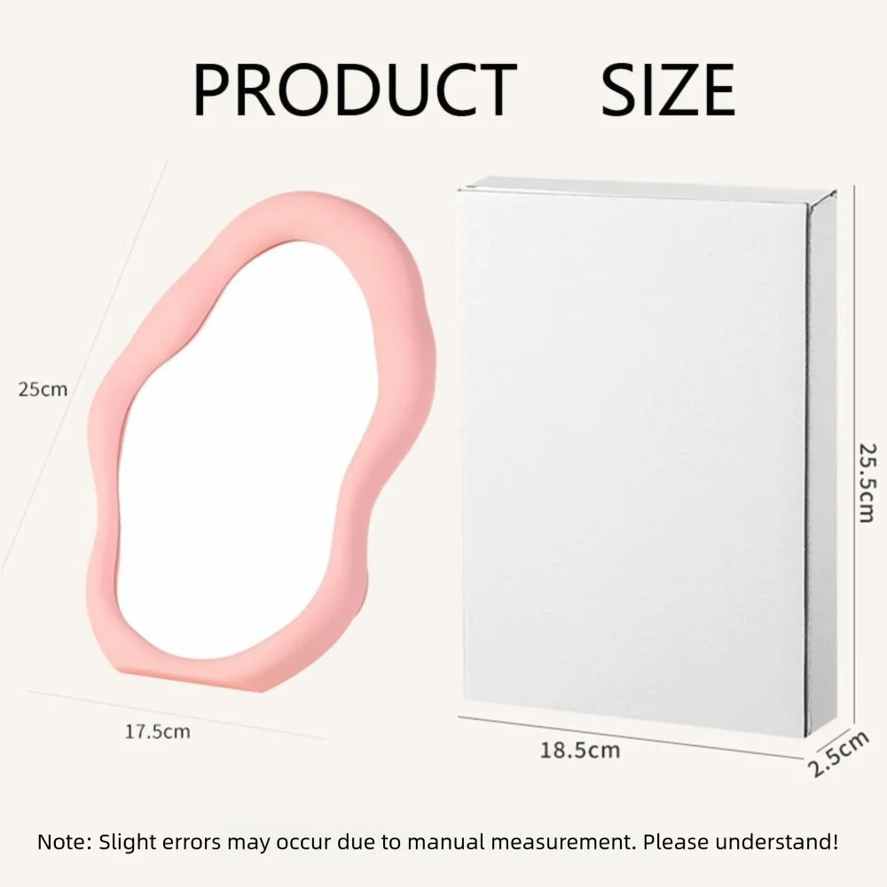 Cream Style Cloud-Shaped Makeup Mirror – 1pc