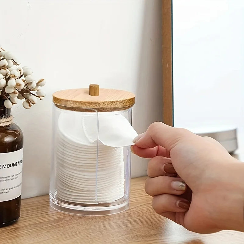 Round Acrylic Makeup Organizer – 1/2pcs