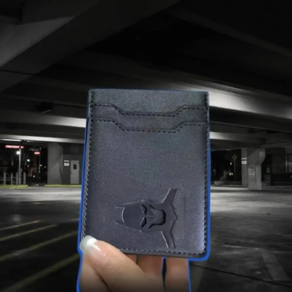 Bat ID Slim Leather Wallet