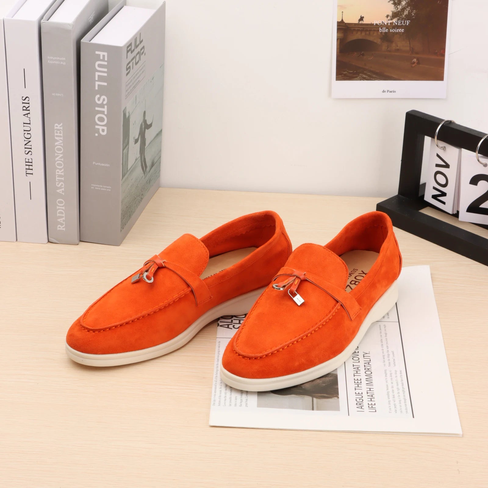 XOBZJH Leather Loafers