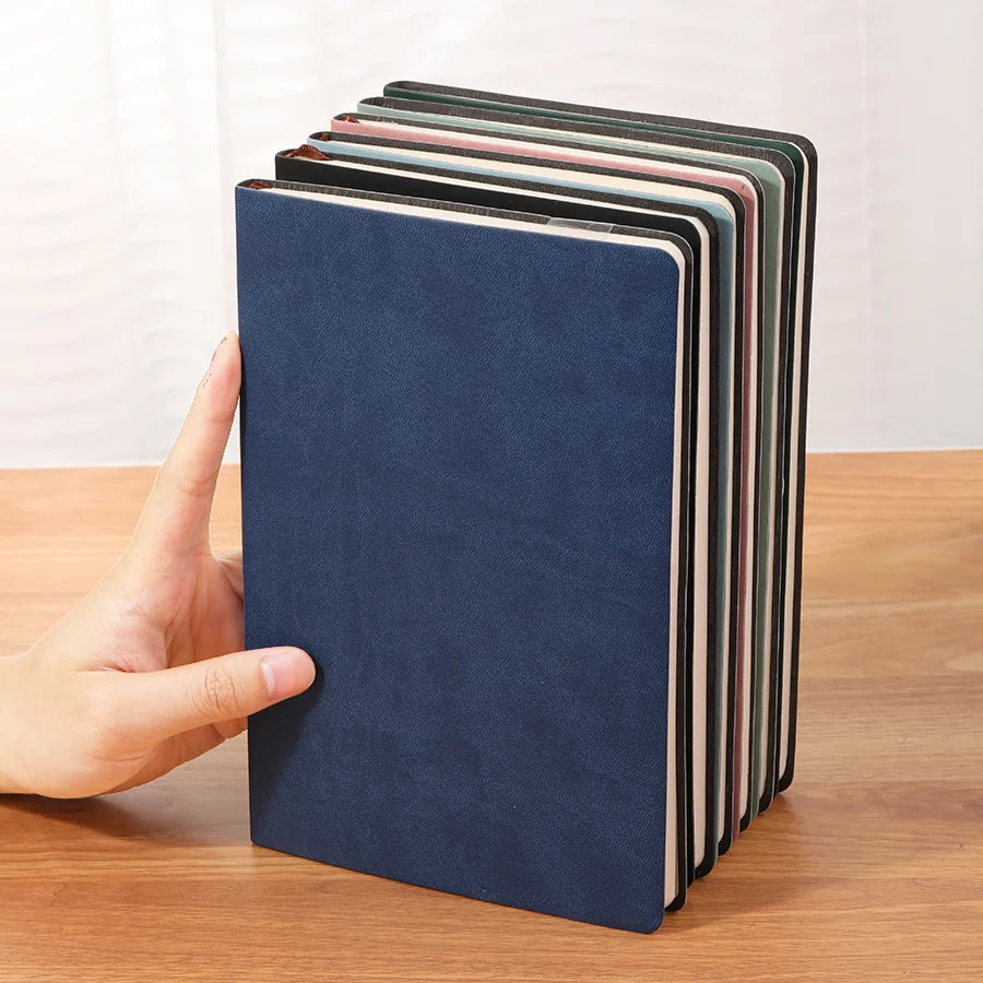 A5 Soft Leather Notebook – 120 Pages