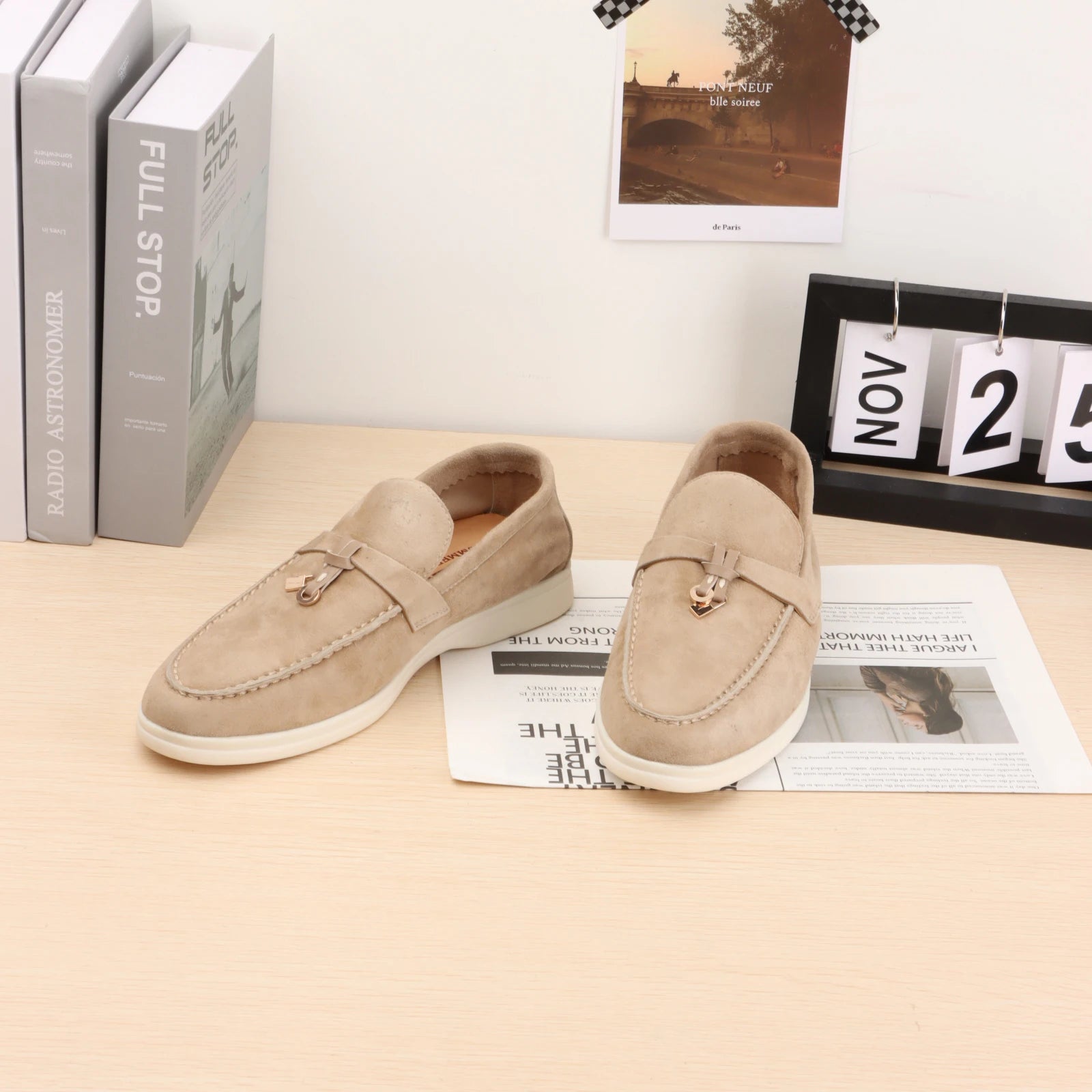 XOBZJH Leather Loafers