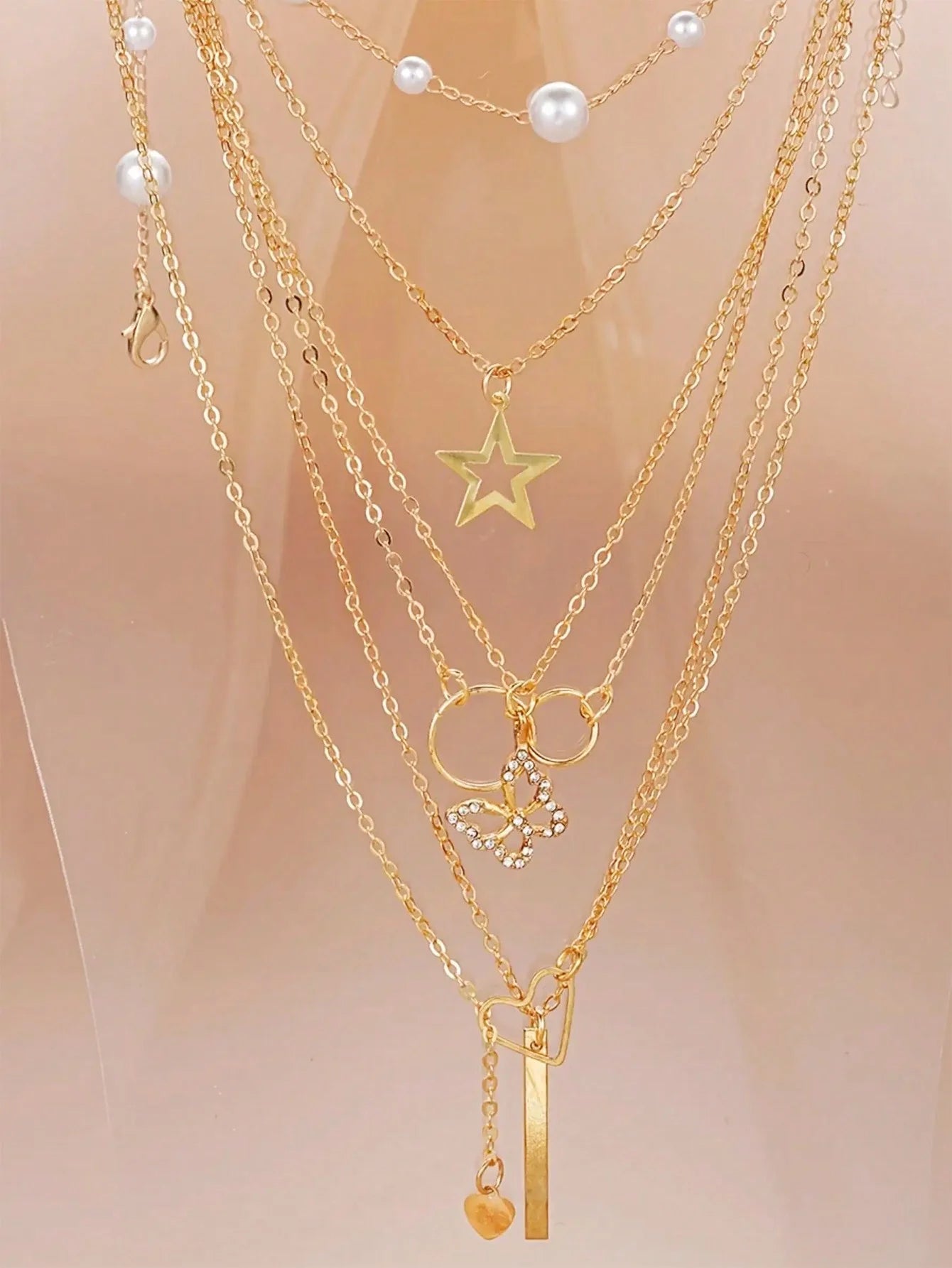 86PCS Elegant Pearl Jewelry Set