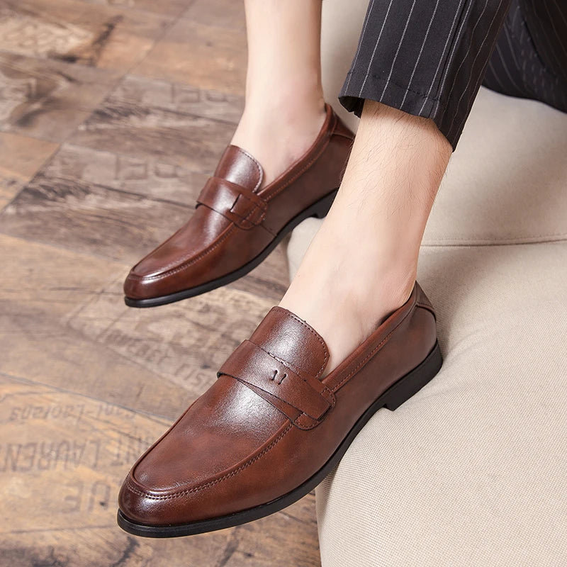 Men’s Casual Leather Loafers
