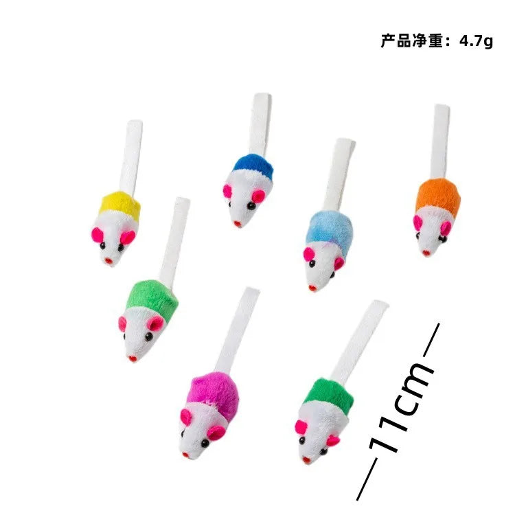 Catnip Rattle Mouse Toys – Multi Pack