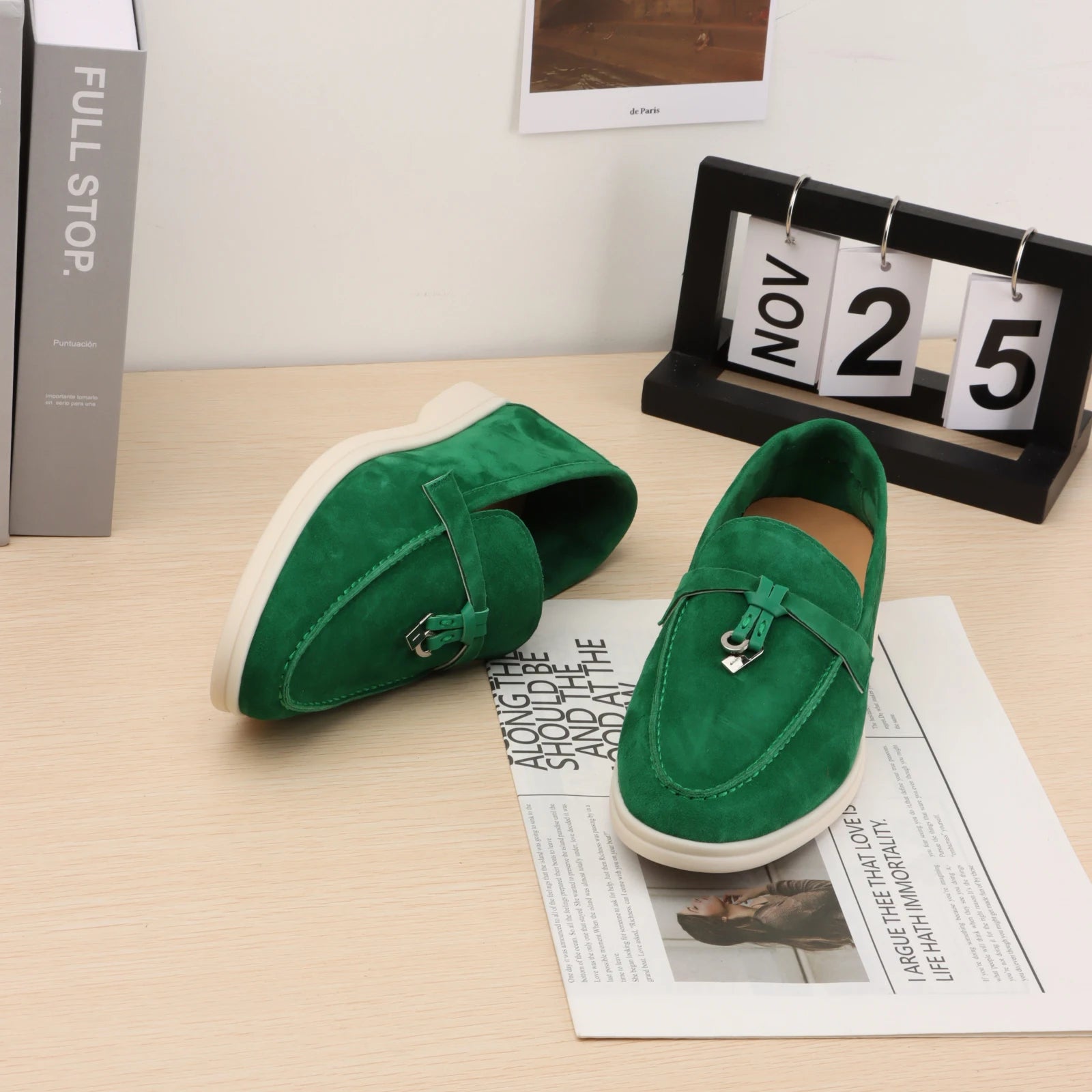 XOBZJH Leather Loafers