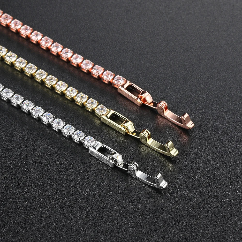 Zirconia Tennis Chain Bracelet