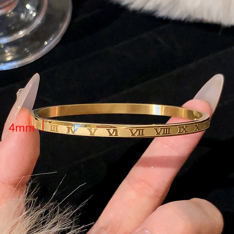 ZAKOL Zirconia Stackable Bracelet Set
