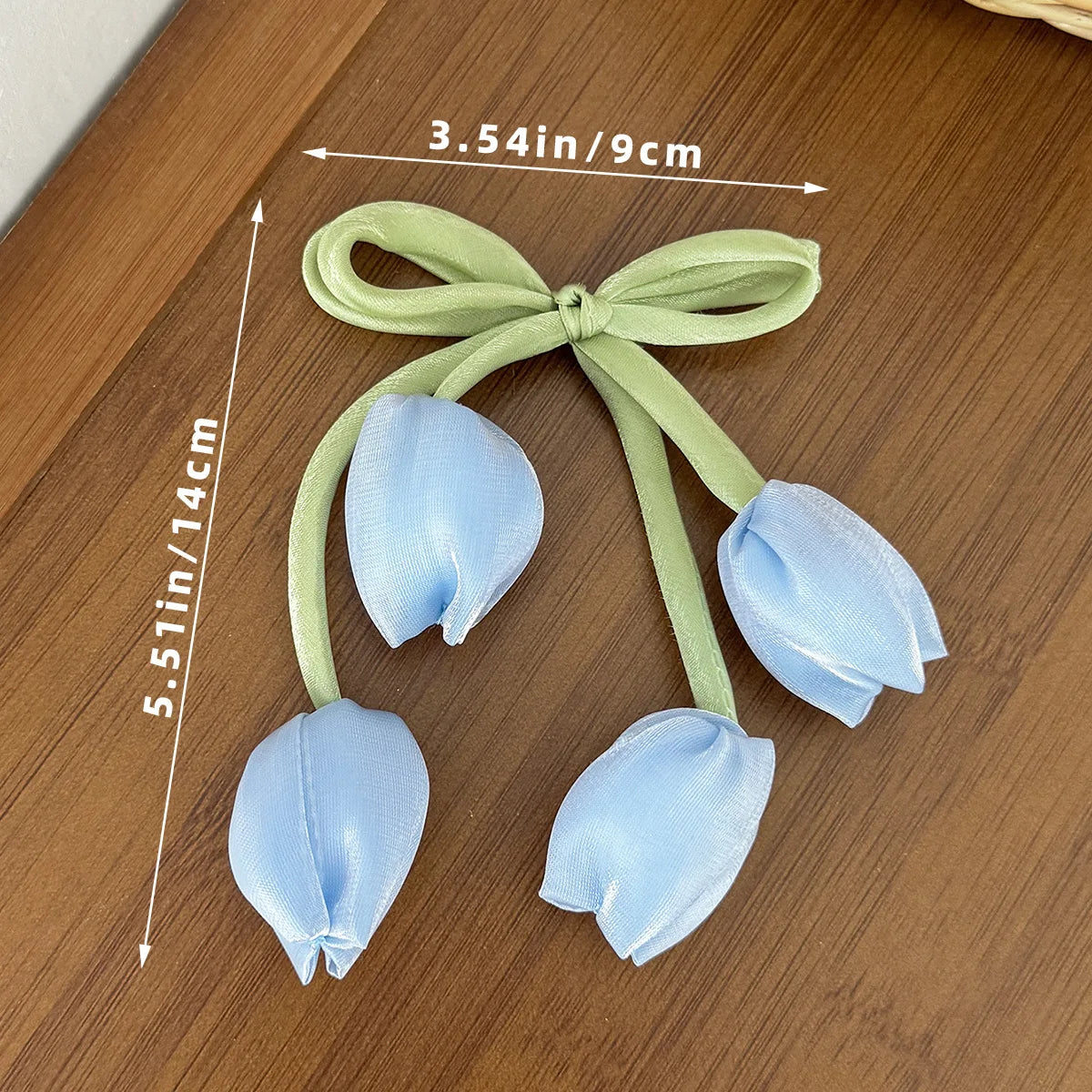 New Korean Tulip Flower Bow Hairpin Sweet Cute Headwear Girls Kids Women Hair Accessories