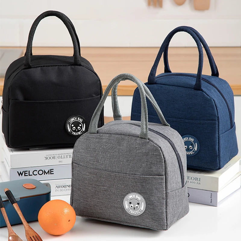 Insulated Bento Lunch Bag – Aluminum Foil Thermal Meal Tote for Students