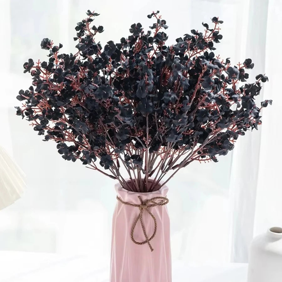 Artificial Silk Gypsophila Peach Flower – Home & Wedding Decor