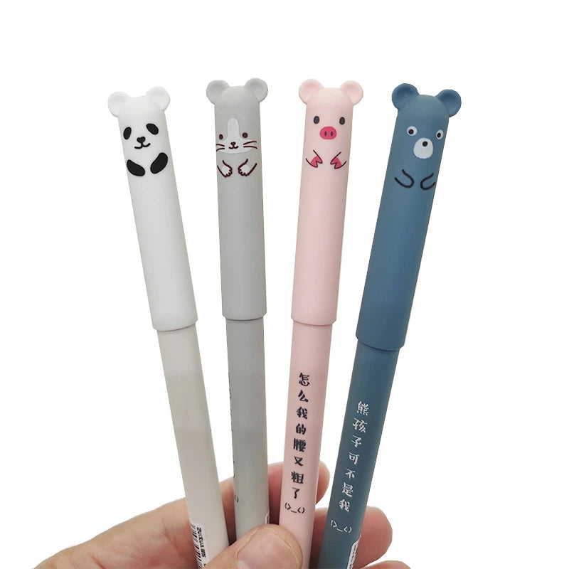 12pcs Panda Erasable Gel Pens – 0.5mm
