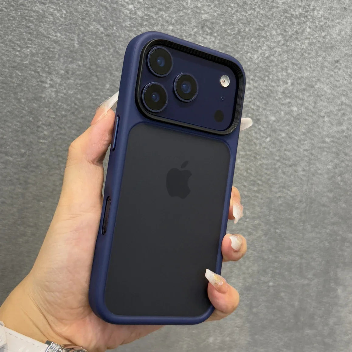 iPhone Case 17 Series – Orange Matte Transparent
