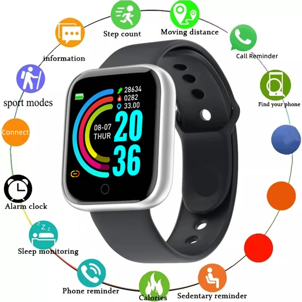 Smartwatch Fitness Tracker for Men & Women Android iOS Bluetooth Watch