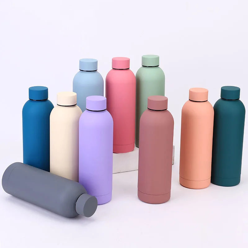 American Style Vacuum Thermos Small-mouth 500/750ml Double Wall Sports Vacuum Water Bottle