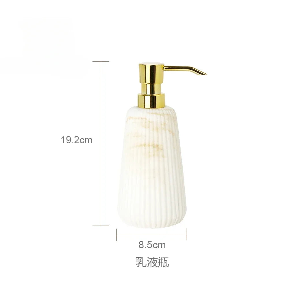 Sandstone Bathroom Gargle Cup & Tray – 1pc