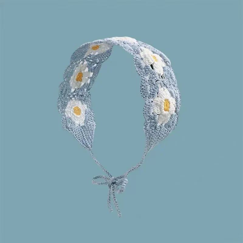Small Strawberry Headband Crochet Sweet Cute Hair Band Women Scarf Headbands Bandanas Wide Elastic Hairbands Fashion Accessories