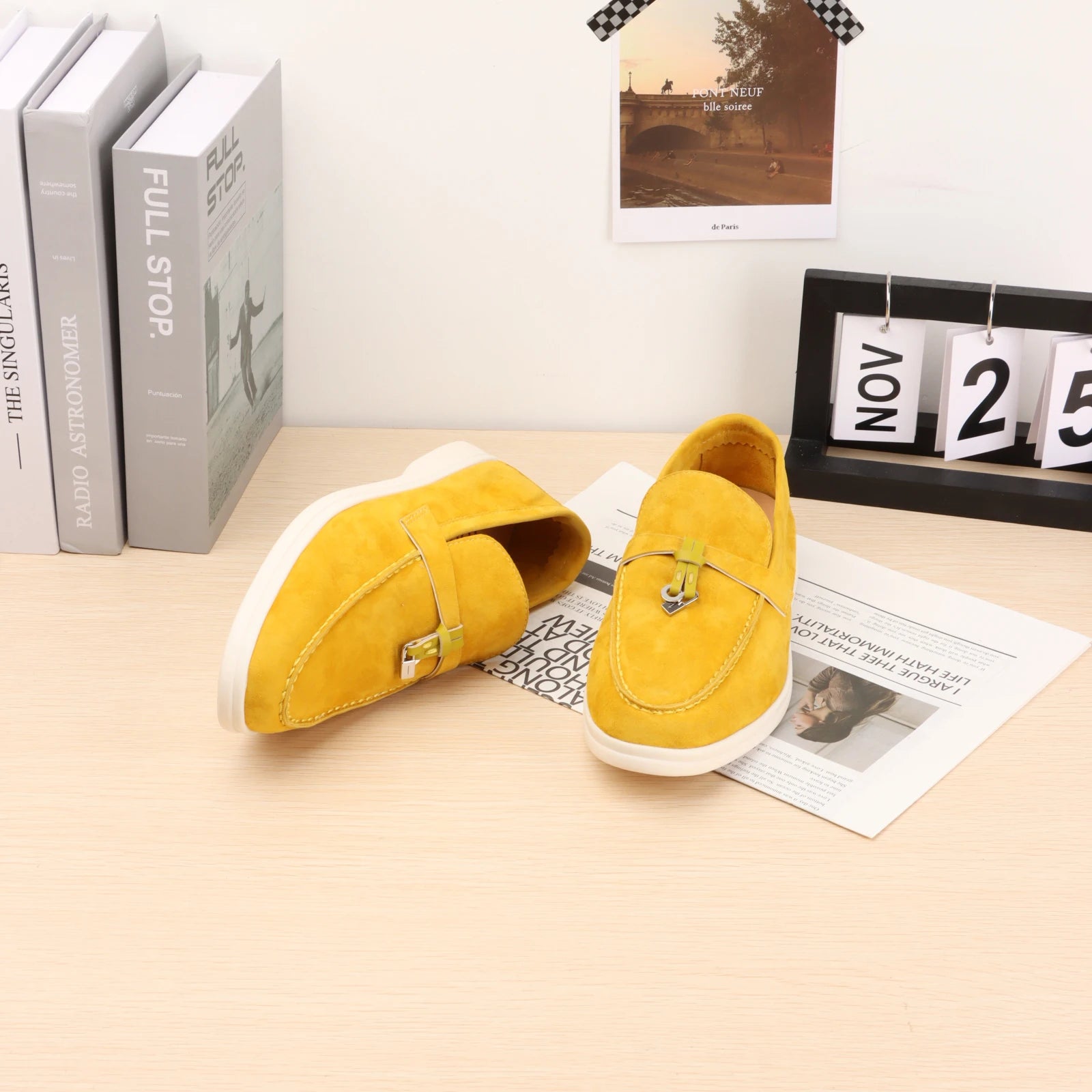 XOBZJH Leather Loafers