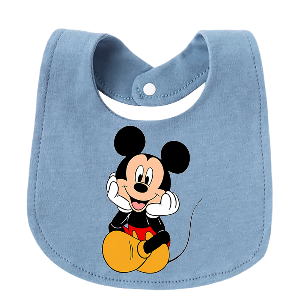 Soft 100% Cotton U-Shaped Baby Bib – Newborn to 3Y
