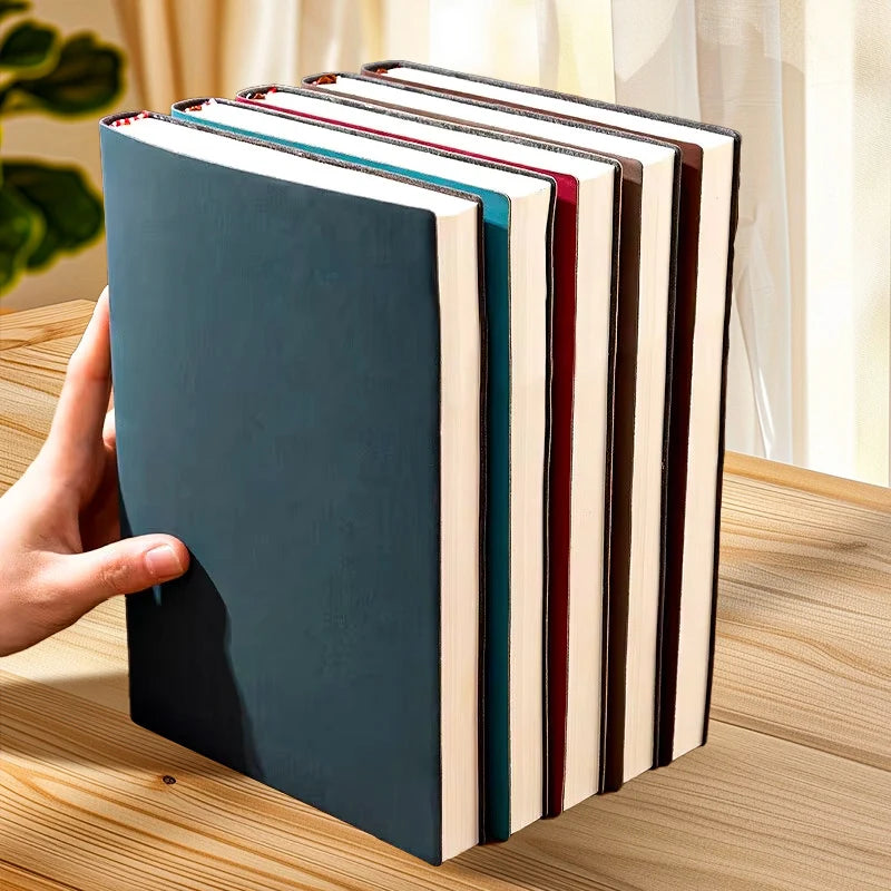 A5 Soft Leather Notebook – 120 Pages